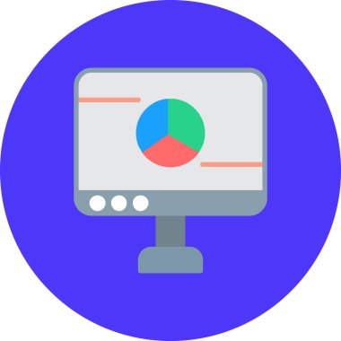 Dosya özeti biçiminde analitik bilgisayar simgesi