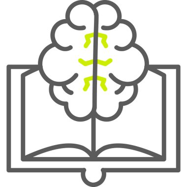 beyin bilgi öğrenme simgesi