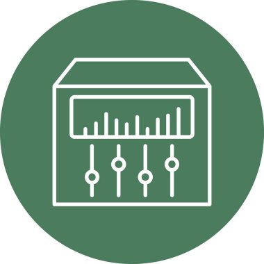 Veri depolamanın vektör simgesi