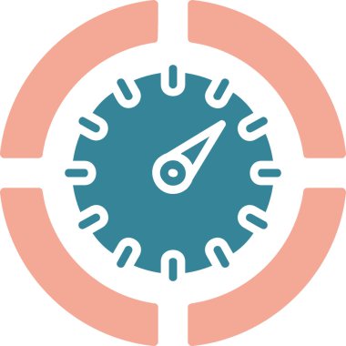 Pusula. Web simgesi basit tasarım