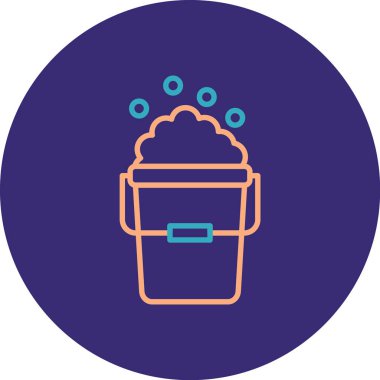 Çöp. Web simgesi basit illüstrasyon