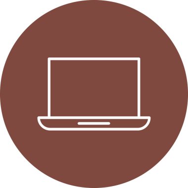 Bilgisayar. Web simgesi basit illüstrasyon