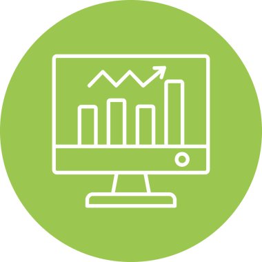 seo modern simgesinin vektör illüstrasyonu