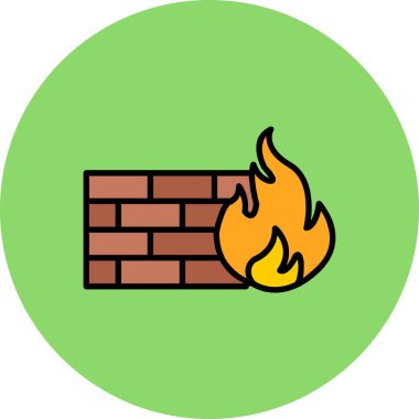 Simge vektör resimlemesini ateşle