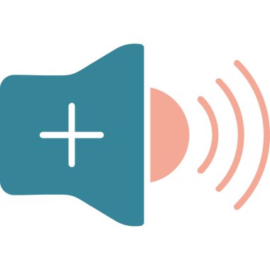 Ses düzeyi simgesini, vektör çizim