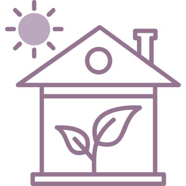 ev simgesi vektör illüstrasyonu