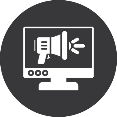 seo modern simgesinin vektör illüstrasyonu