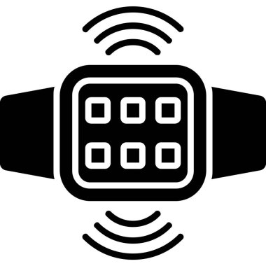 Akıllı saat simgesi. vektör illüstrasyonu