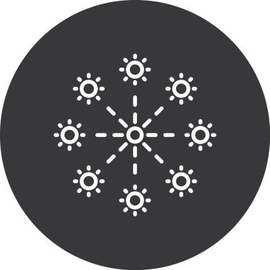 seo modern simgesinin vektör illüstrasyonu