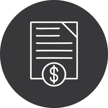 Paranın vektör simgesi