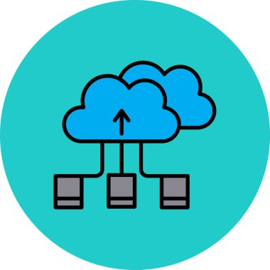 bulut hesap yapmak teknoloji simgesi