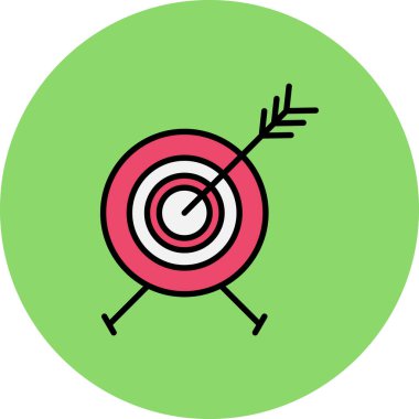 Modern simgenin vektör illüstrasyonu