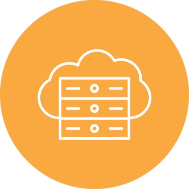 Kolayca düzenleyebilen ya da düzenleyebilen bulut hesap vektörü simgesi