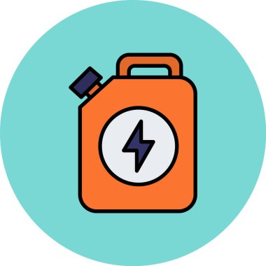 pil simgesi. Web için yük vektör simgelerinin basit illüstrasyonu