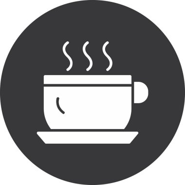 vektör çay kupası simgesi