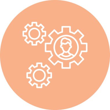 Vektör illüstrasyonu, seo modern simge