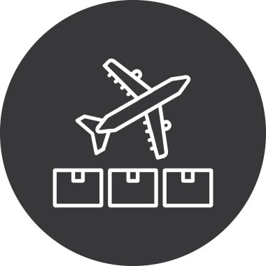 Modern b 'nin vektör çizimi düzlemin ikonundan yoksundur