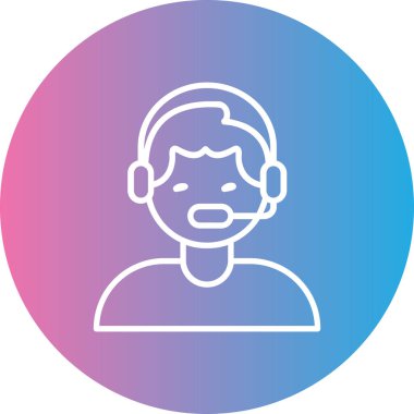 Adamım. Web simgesi basit illüstrasyon