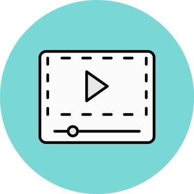 Modern eğitim ikonunun vektör illüstrasyonu