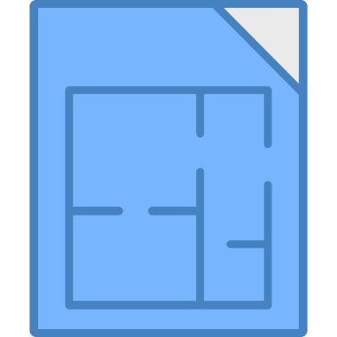 Dosya. Web simgesi basit illüstrasyon