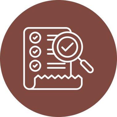 Tamam. Web simgesi basit illüstrasyon