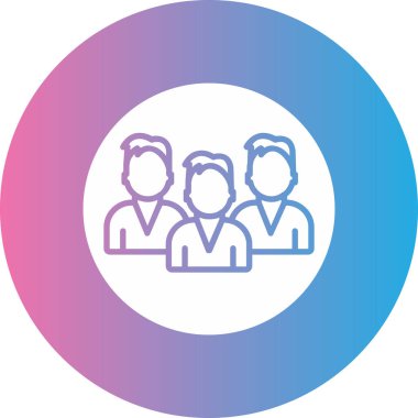 İnsan simgesinin vektör illüstrasyonu