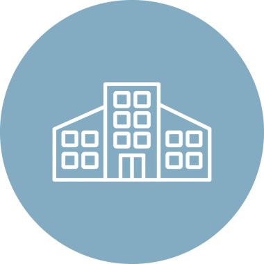 vektör simgesi oluşturuyorum. stil tasarımı bicolor düz simge, mavi ve gri renkler, yuvarlak açılar.