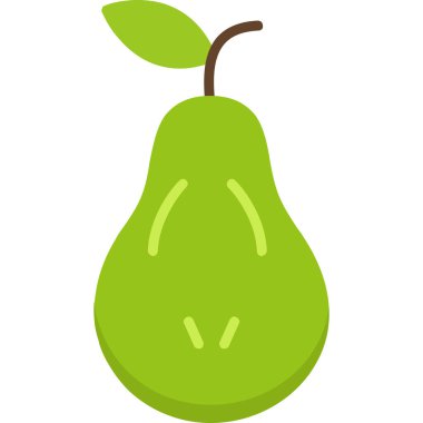 armut meyvesi taze izole edilmiş simge