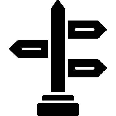 özet biçiminde yön ok simgesi