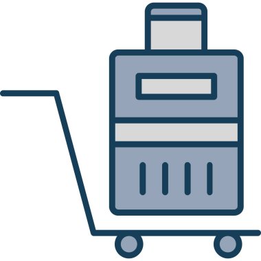 Alışveriş. Web simgesi basit illüstrasyon