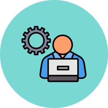 seo modern simgesinin vektör illüstrasyonu