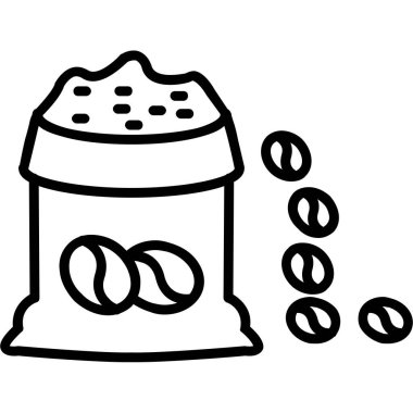 Kahve makinesi simgesi, taslak biçimi