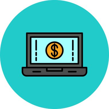 bilgisayar simgesi, vektör illüstrasyonu