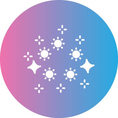 Gökkuşağı olan bir yıldızın vektör çizimi