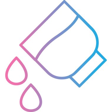 su damlası ikon vektör illüstrasyonu