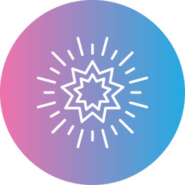Yıldız simgesinin vektör illüstrasyonu