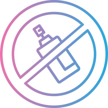 Modern sigara ikonunun vektör illüstrasyonu