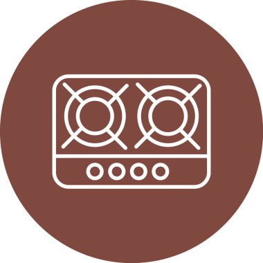 Hob Vektör İllüstrasyonu, Basit Simge