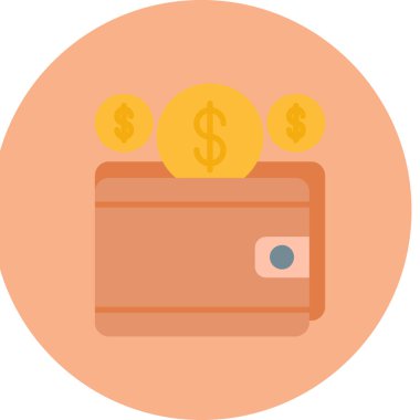 Nakit düz vektör simgesi