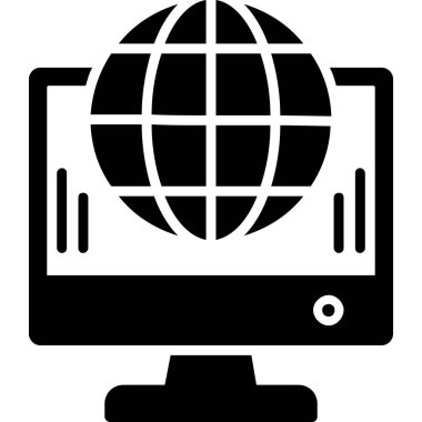 Harita simgesi olan bir dünya. vektör tasarımı