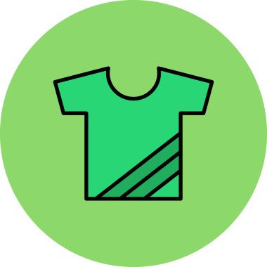 Gömlek. Web simgesi basit illüstrasyon