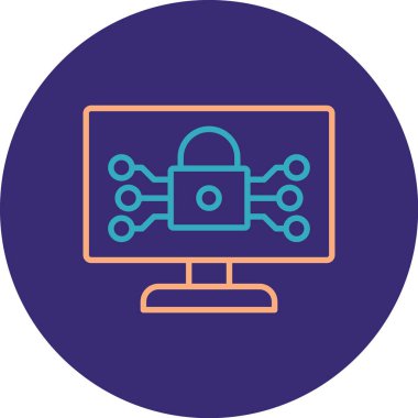 seo modern simgesinin vektör illüstrasyonu