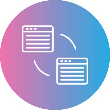 Belge simgesinin vektör illüstrasyonu