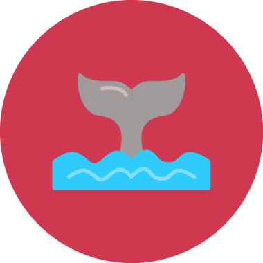 Balık. Web simgesi basit illüstrasyon