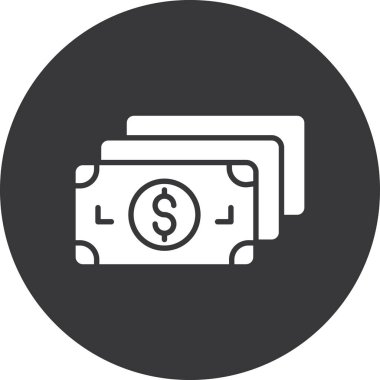 Dolar simgesi vektör illüstrasyonu