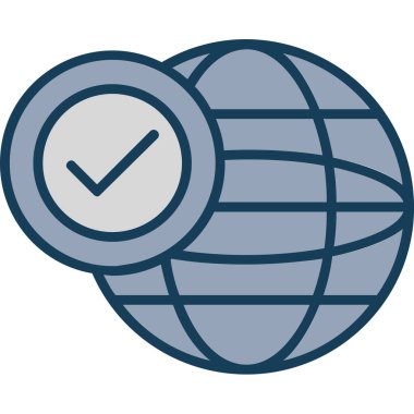 genel internet vektör simgesi düzenlenebilir