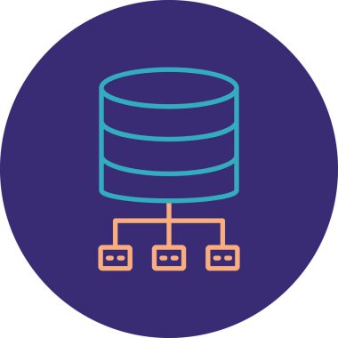 vektör sunucu illüstrasyonu