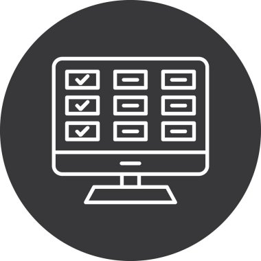 Vektör illüstrasyonu, seo ve web simgesi.