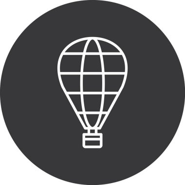 hava balonu vektör illüstrasyon