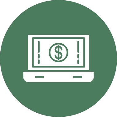 Dolar vektör simgesi modern basit vektör çizimi